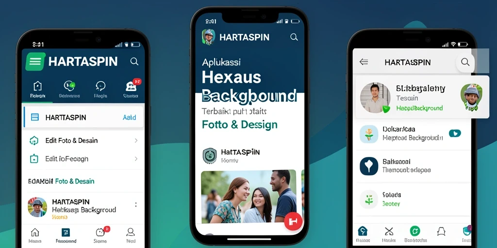 Tampilan antarmuka HARTASPIN yang sederhana dan efisien untuk Hapus Background.