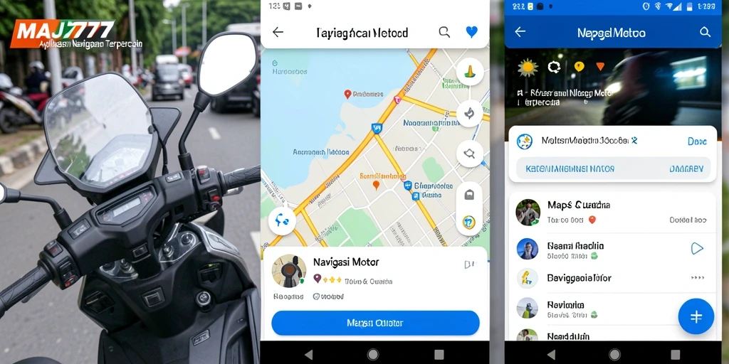 Tampilan antarmuka MAJ777 untuk Navigasi Motor yang user-friendly.