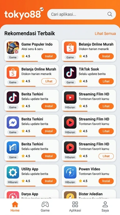 Aplikasi Populer & Kanal Uji - Tokyo88 Hub Unduhan Terbaik